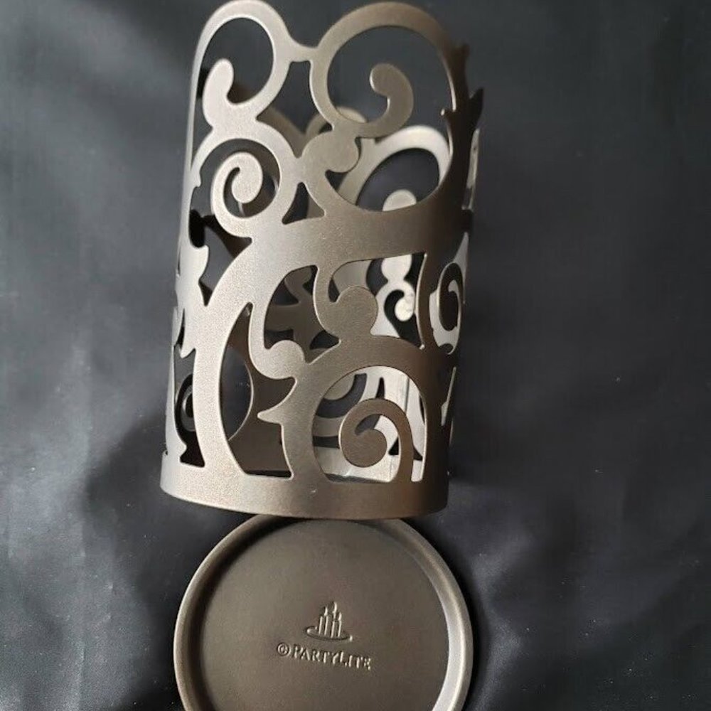 Partylite Rustic Swirl Candle sleeve